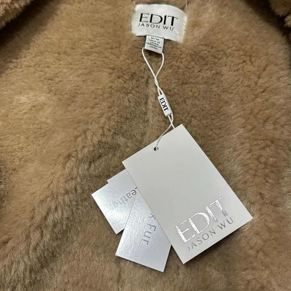 Jason Wu Shearling-lined bomber vest faux leather M - Picture 11 of 16